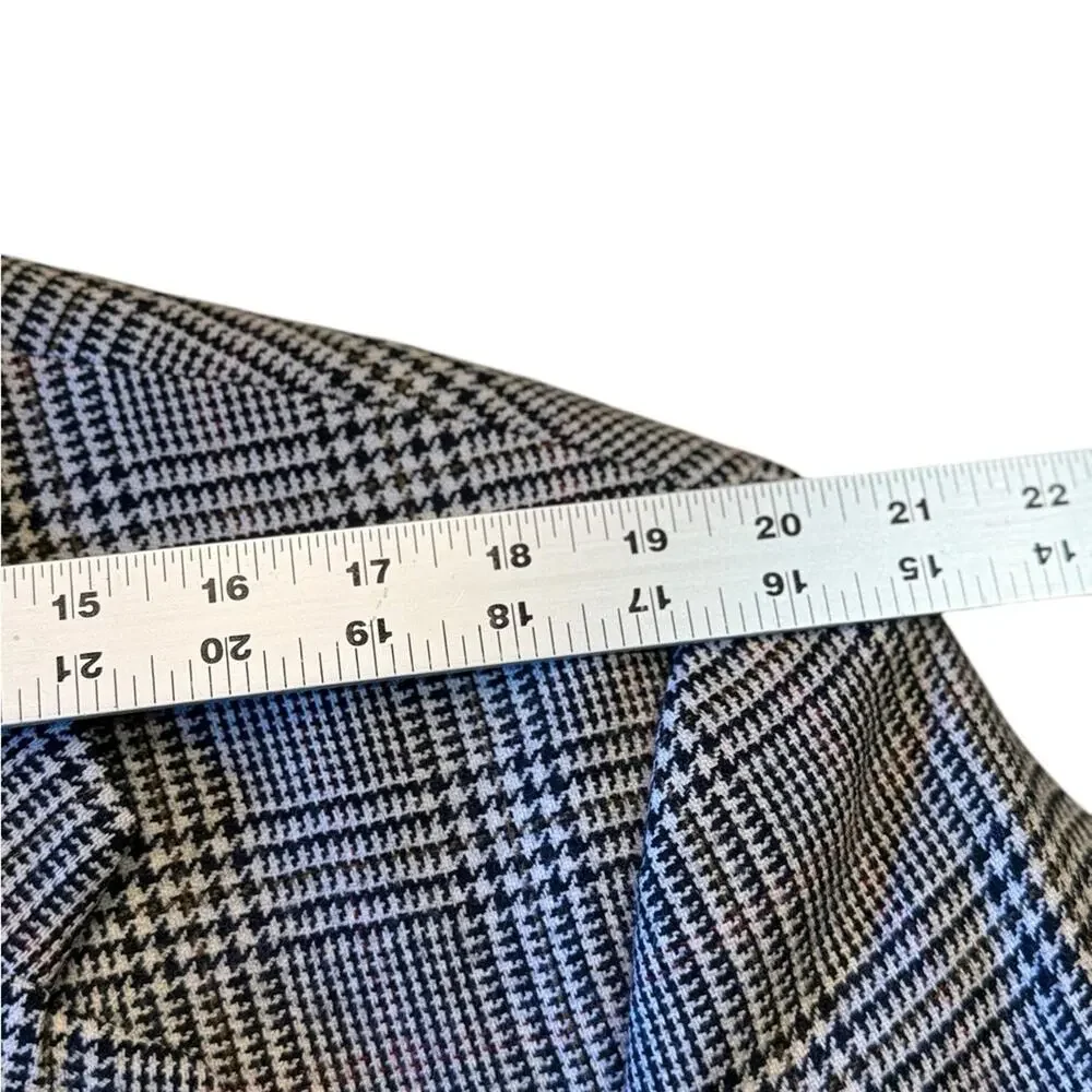 Lauren Ralph Lauren Classic Houndstooth Check Men's 42R Blazer EarthTones